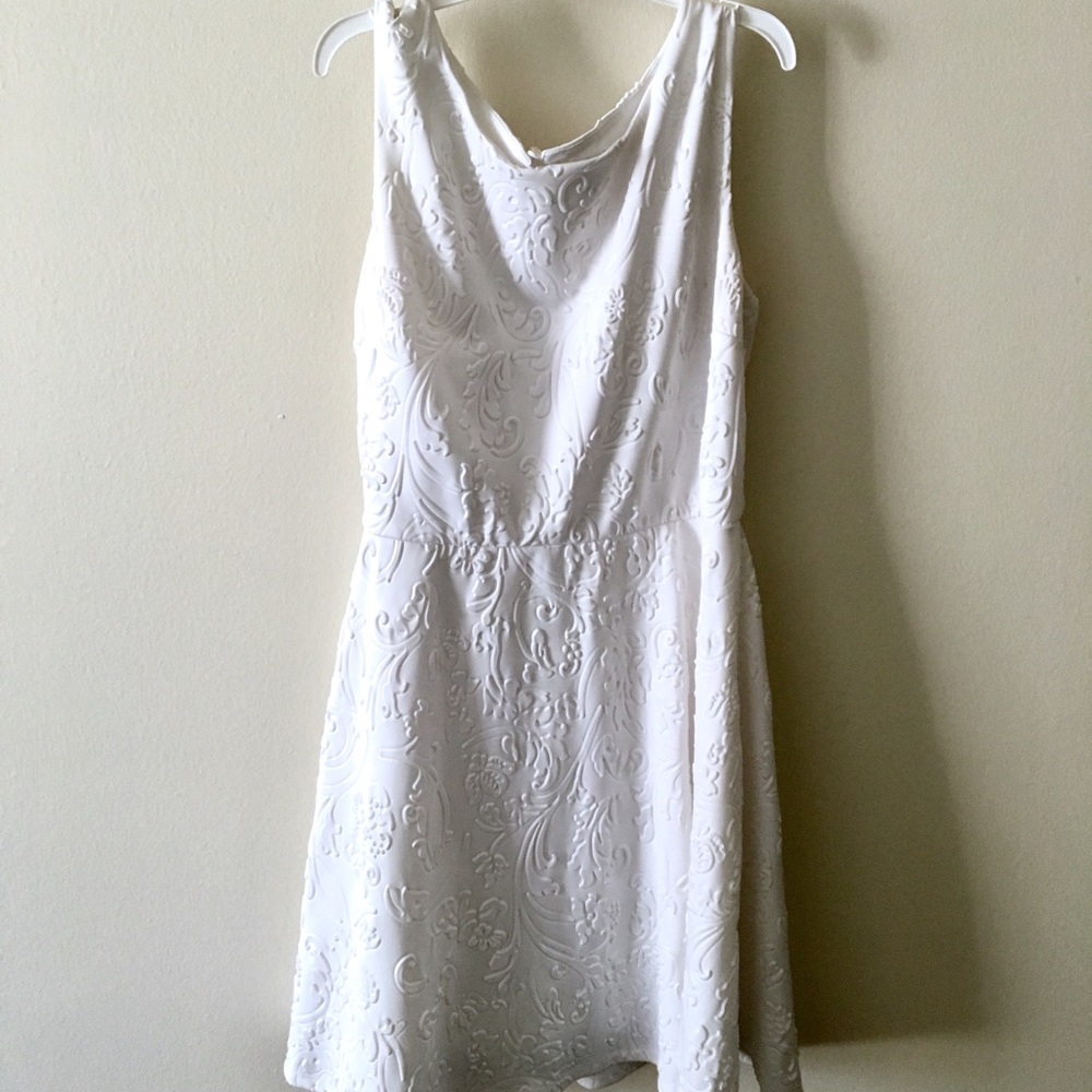 lovely white dress